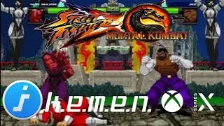 Street Fighter vs Mortal Kombat Showdown Round 2 Ikemen Go on Xbox Series X with Jim Ross Commentary