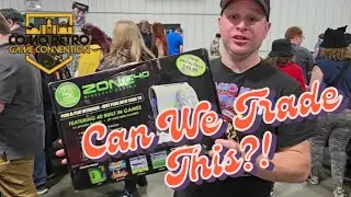 CoMo Retro Game Convention - Trade Up Challenge [Can We Turn a Zone 40 Plug and Play into Treasure?]