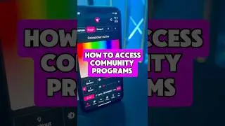 How to access community programs in Ape Labs Connect App #apelabs #smartlighting