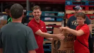 Lancer Worldwide Volunteers at the San Antonio Food Bank