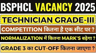 BSPHCL Result 2025 ! BSPHCL Technician GRADE 3 Cut-off 2025 ! BSPHCl Technician Cut-off & safe Score
