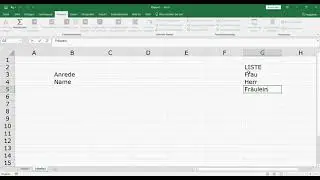 excel pull down menue