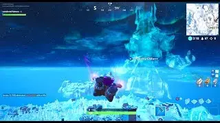 Full ICE STORM Live Event In-Game View | Fortnite Map completely covered in Snow Season 7
