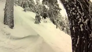Brian and Tobys powder day at Willamette Pass