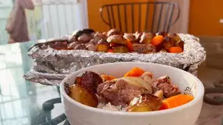 Mouth Watering Pork Roast with Root Vegetables | Mom & Daughter Cooking