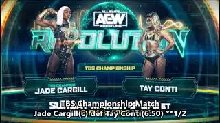 AEW Revolution 2022 Review