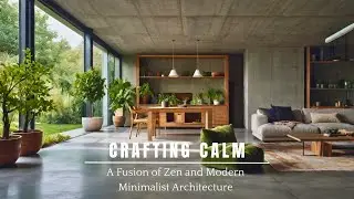 Crafting Calm: A Fusion of Zen and Modern Minimalist Architecture