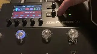 Tonegarage TV edit view amps and cabinets for the Line 6 Pod Go