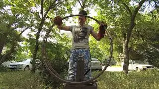 DIY aerial hoop