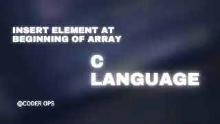 Insert element at beginning of array