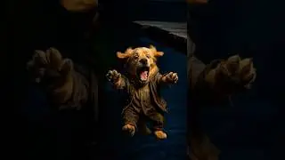 Puppy ne bridge bna dii 😱#shortvideo #cartoon