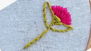 Stunning Flower Embroidery Designs| embroidery for beginners| awesome hand embroidery design| flower