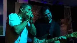 Gee Lowjo at Kevro's with guitar slinger 