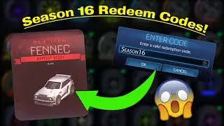 New Redeem Codes in Rocket League Season 17!!!
