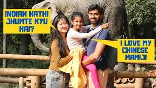 CHINESE MAMI taking INDIAN NIECE to DELHI ZOO ❤️️