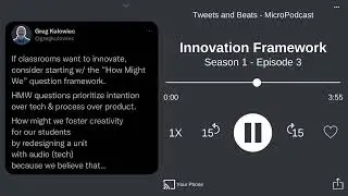 Tweets and Beats: Episode 3 - How Might We Questions