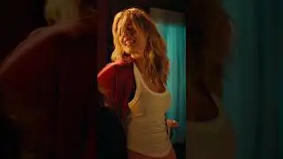Samara Weaving & Alba Baptista pause their fight for a quick duet in BORDERLINE
