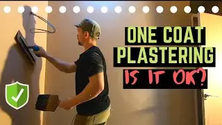 One Coat Plastering | Is It Ever OK To Do??? (TEST)