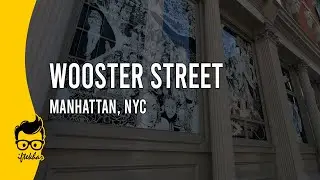 Walking on Wooster Street in Manhattan, NYC