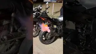 Yamaha R1 arrow exhaust sound #superbikes #yamaha #flames