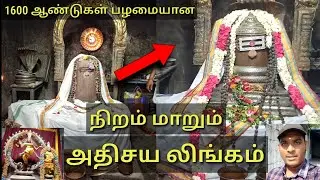 1600 Years old Sivan Temple|அதிசய லிங்கம் | Colour Changing Siva Lingam | Sathyanatha Swami Temple |