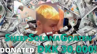 JEG FIK DONERET 30000 KR.