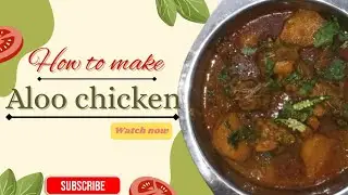 Amazing and tasty aloo or chicken ki recipe, like and subscribe my channel and try this recipe 