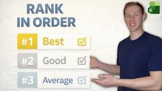How to Rank Data in Excel + Build a Weighted Score (Easy Tutorial)