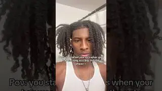 Starting your locs with longer hair to cheat the process 🤔👀 #locs #locjourney #shorts #naturalhair