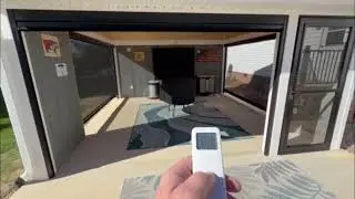 Lanai With Motorized Retractable Insect Screen