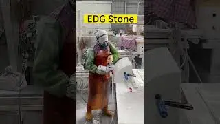 White quartz stone side small panels are under polishing #edgstone #quartzfactory #quartzcountertops
