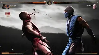 FLOYD VS SUBZERO - Secret Ninja Fight in MK1 (EPIC)