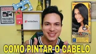 COMO PINTAR O CABELO EM CASA PRETO AZULADO - tinta cor e ton preto azulado 1.7