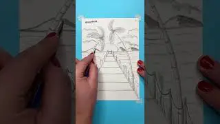 Island 🏝️🏝️ easy drawing