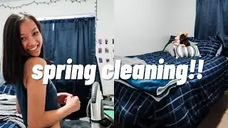 Deep Cleaning My Room for SPRING 2021 *satisfying & motivating*