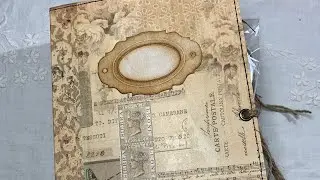 Writing journal, vintage Bird journal, journal and ephemera packs