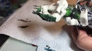 True metallic metal old bronze armour tutorial part 3