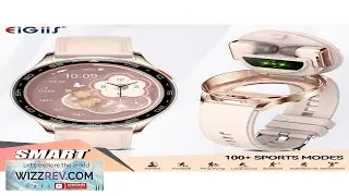 EIGIIS Smart Watches For Women Men TWS Wireless Earbuds 1.39 Inch Full