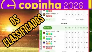 OS CLASSIFICADOS PARA A PRÓXIMA FASE DA COPINHA #Copinha