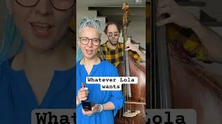 АЛЛА ТУРОВСКАЯ и ДИМА СЕМЕНИЩЕВ - Whatever Lola wants #doublebass #jazzvocal #tango