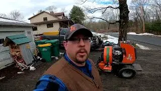 Most powerful leaf blower known to man! The Billy Goat Z 3000 Review & In action!