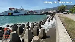 Tetrapod for coastal protection at Dili Bay @ Dili, Timor Leste