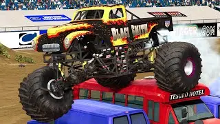 Crashes, Saves and Skills #34  I  BeamNG.Drive Monster Jam