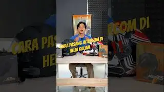 Cara Pasang Intercom Di Helm Kalian❗️ #intercommurah #riding #anakmotor