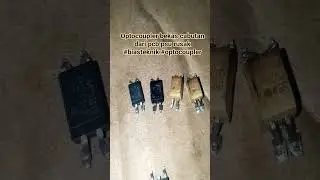 Optocoupler bekas cabutan dari pcb psu rusak #biasteknik #optocoupler