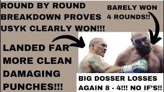 🔥🔥CLEAR PROOF OLEKSANDR USYK SCHOOLED TYSON FURY IN CLEAR WIN!!! FURY HAS ABSOLUTELY NO CASE!!🔥🔥
