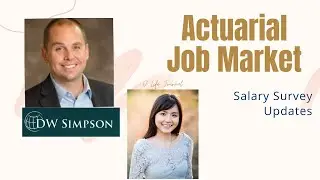 Actuarial Job Market | DW Simpson | Salary Survey Updates