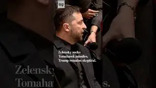 Zelensky seeks  Tomahawk missiles. Trump remains skeptical.