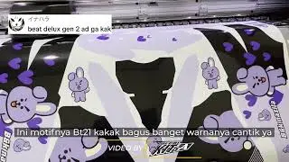 Ready Decal stiker motor BeAT terbaru 2024 full body bisa request desain💟🎉 #decalbeat2024