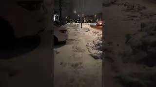 #snow #night